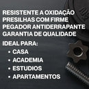 2x Barra Halter Musculação Crossfit Maciça Inox Rosqueada