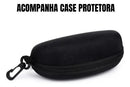 Óculos Corrida Ciclismo Beachtenis Masculino Feminino Uv400 Espelhada Preto E Azul