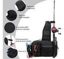 Mochila de Pesca Impermeável Tática Premium, para Camping e Pescaria ao Ar Livre, Super Resistente Leve Espaçoso, Acompanha Alicate p/ Iscas Artificiais, Completa Multius