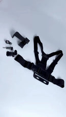 Suporte De Peito Para Celular Câmera Peitoral Cinturao Ajustavel Moto Bicicleta Esporte Corrida