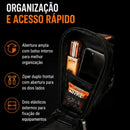 Bolsa De Selim Tsw Impermeável Nylon Ziper Mtb Bicicleta Cor Preto Com Cinza