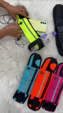 Kit 2 Pochetes Esportiva Impermeável Celular Acessórios Academia Treino Corrida Caminhada Moderna Bolsa Transversal Cintura Moda Blogueira
