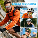 Óculos Corrida Ciclismo / Bike Esportivo Beach Tênis Vôlei de Praia Pesca Futevôlei Proteção UV400 Várias Cores Preto