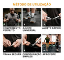 Corda de Pular de Aço Naisieka Prateada com Rolamento para Crossfit e Fitness