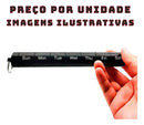 Porta Comprimidos Capsulas Bolsa Viagem Metal Resistente Cor Preto