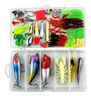 Kit 78 Peças Isca Artificial Variada Para Pesca Profissional