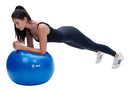 Bola Pilates Suiça Yoga Abdominal Gym Ball 65cm Bomba Cor Azul