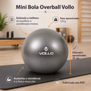 Mini Bola Overball Pilates 25cm Exercícios Funcional Vollo