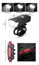 Kit Lanterna E Farol Bicicleta Luz Ultra Led A Prova D'água