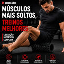 Rolo Massagem Foam Roller Liberação Miofascial Soltura Yoga Preto
