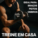 2x Barra Halter Musculação Crossfit Maciça Inox Rosqueada