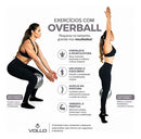 Mini Bola Overball Pilates 25cm Exercícios Funcional Vollo