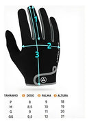 Luva Dedo Longo Ciclismo Bike Mtb Speed Proteção P M G