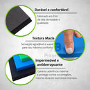 Tapete Yoga Academia EVA 1cm Antiderrapante À Prova D'Água Preto