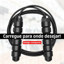 Corda De Pular Cross Speed Rope Rolamento Profissional Fit Homeroarte