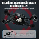 Carretilha Molinete Pesca,18+1 Rolamentos 7.2:1 Pescaria