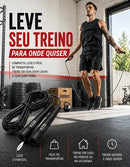 Corda De Pular Cross Fit Speed Rope Cabo Pvc Ajustável Azze