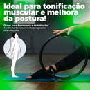 Anel Tonificador Pilates Flexível Arco Yoga Fisioterapia Fit