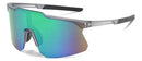Óculos Corrida Ciclismo Beachtenis Masculino Feminino Uv400 Espelhada Cinza