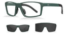 Óculos Hb Presto 2.0 Matte Military Green Gray Bike Beach