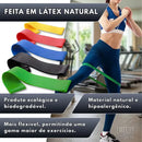 Kit 5 Faixa Elástica Super Mini Band Extensor Elástico Para Treino Resistência Funcional Academia Ginástica Yoga Esporte Banda Extra Forte De Treinamento Thera Pilates Fisioterapia Alegria