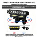 Farol Bike Buzina Lanterna Traseira Led Recarregável Usb Sinalizador Bicicleta Luz Potente Resistente Água Preto Segurança Noturna Ciclismo Mountain Bike Urbana Kit Completo 3 Em 1