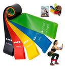 Kit 5 Faixa Elastica P/ Treino Extersor Super Band Academia