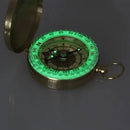Bússola Retro Metal Camping Caça Trilha Viagem Pesca Dourado