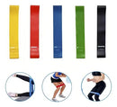 Kit 5 Fitas Faixas Elasticas 5 Niveis 30cm Treino Musculacao MFL
