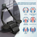 Rolo Roda Dupla Abdominal Apoio Para Cotovelos - Brave Bull