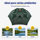 Covo Armadilha Para Pesca Camarão Peixes Siri Iscas 6 Furos