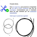 Kit Freio V-brake GTA Alumínio Completo 10 peças Preto
