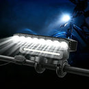 Farol Bike Buzina Lanterna Traseira Led Recarregável Usb Sinalizador Bicicleta Luz Potente Resistente Água Preto Segurança Noturna Ciclismo Mountain Bike Urbana Kit Completo 3 Em 1
