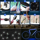 Farol Bike Buzina Lanterna Traseira Led Recarregável Usb Sinalizador Bicicleta Luz Potente Resistente Água Preto Segurança Noturna Ciclismo Mountain Bike Urbana Kit Completo 3 Em 1