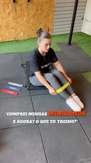Kit Mini Bands Faixas Elásticas Circulares 4 Intensidades