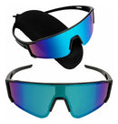 Óculos Ciclismo Corrida Esportivo Bike Mtb Protecao Uv Beach Azul