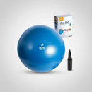 Bola De Pilates Azul 65cm Com Bomba De Ar Funcional Yoga Azul
