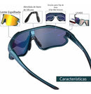 Óculos corrida bike ciclismo beach tennis pescaria Elleven colors armação verde-escuro lente laranja
