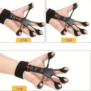 Exercitador Dedos Fortalecimento Mãos Extensor Elástico Preto