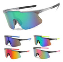 Óculos Corrida Ciclismo Beachtenis Masculino Feminino Uv400 Espelhada Cinza