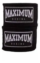 FAIXA ESPORTIVA BANDAGEM MAXIMUM BLACK (PRETA) - PAR - 3 METROS