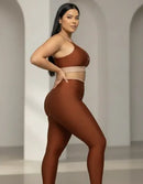 Conjunto Fitness Academia Calça E Top Zero Transparência
