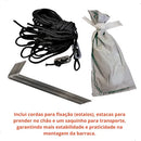 Kit Barraca Iglu 2 Pessoas + Colchão Casal E Enchedor Tribo