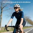 Forestory Óculos Esportivo De Sol Ciclismo Corrida Beach Tennis Uv400 Cor Preta