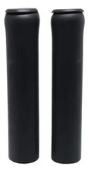 Manopla Absolute MTB Preto Espuma Silicone Gel 130mm Com Plugs