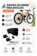 Suporte Bike Parede Horizontal Mtb Speed Reforçado