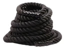 Corda Naval Preta 40 Mm 10 Mts Com Protetor Treino Funcional Ropeshop