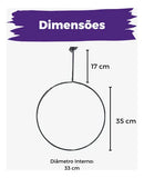 Suporte Para Bola Suiça (pilates) P/ Parede Reforçado -01 Un
