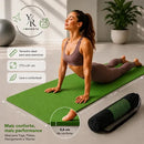 Tapete de Yoga YR Ymports de EVA Premium Antiderrapante com Bolsa