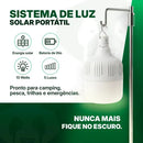 Kit 2 Lampada Led Solar Lampiao Recarregável Camping Usb Pesca Jardim Multiuso Viagem Several